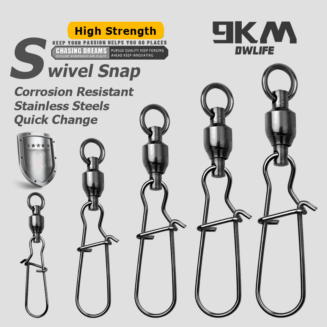 9KM 10PCS Ball Bearing Swivel  - Baitcasting Reel review and price