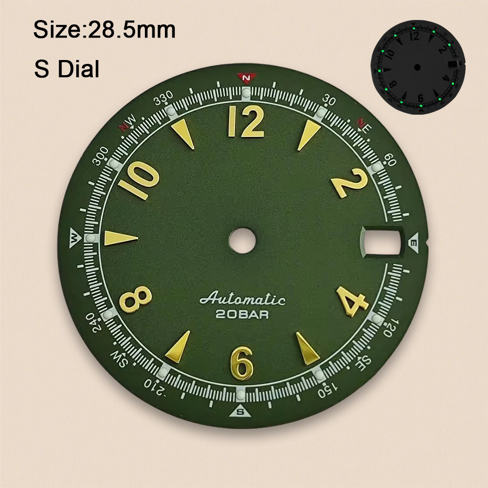 Nh35 Dial S Logo 28.5mm Retro  - Reel Case review and price